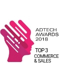 ADTECH AWARDS 2018 - TOP3 COMMERCE & SALES