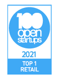 100 open startups 2021 - TOP 1 RETAIL
